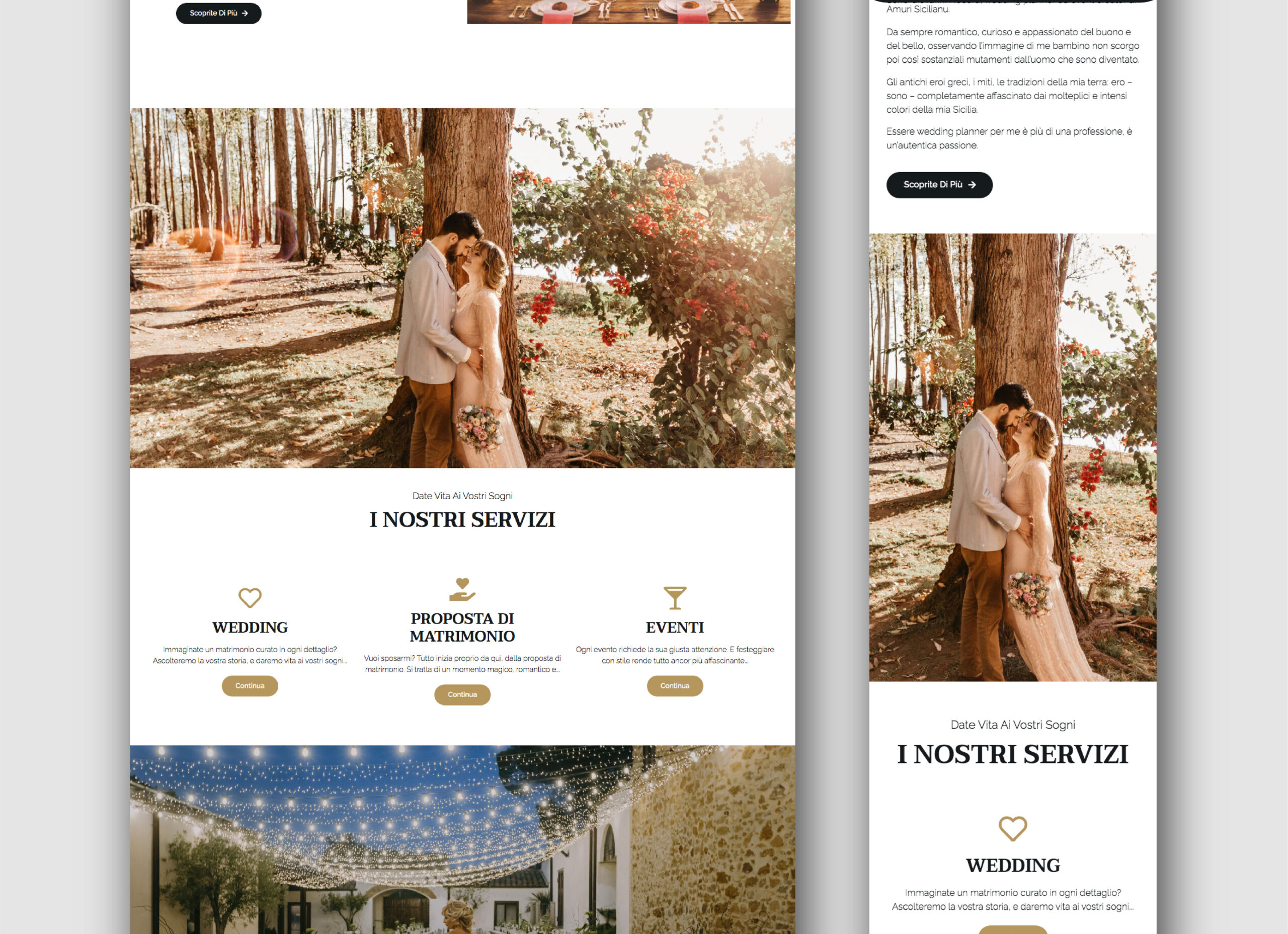 Amuri Sicilianu Website Design